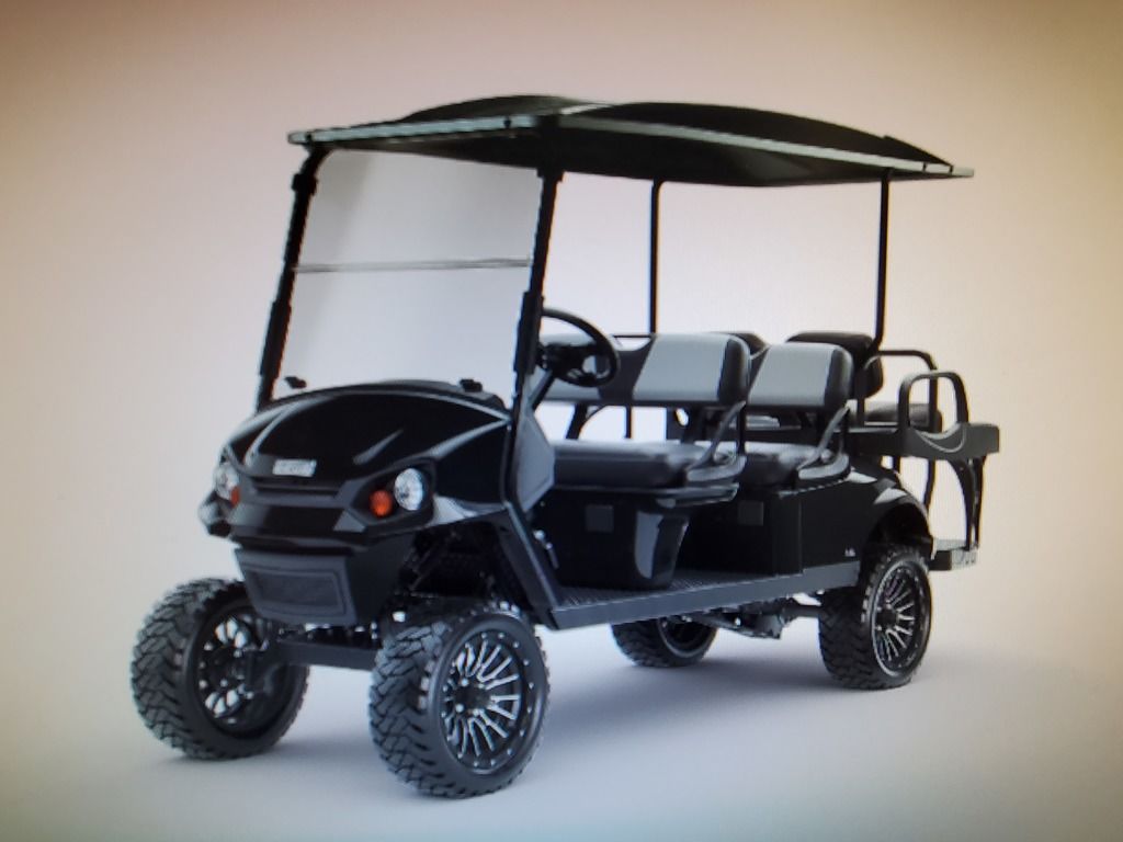 E Z Go Express L Elite Six Passenger Lithium Golf Cart