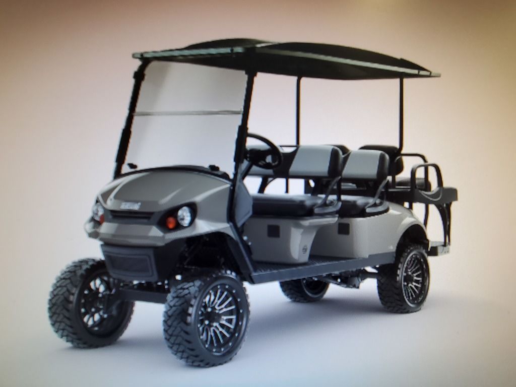 2022 EZGO Express L6 Six Passenger Gas Golf Cart Prestige Golf Cars