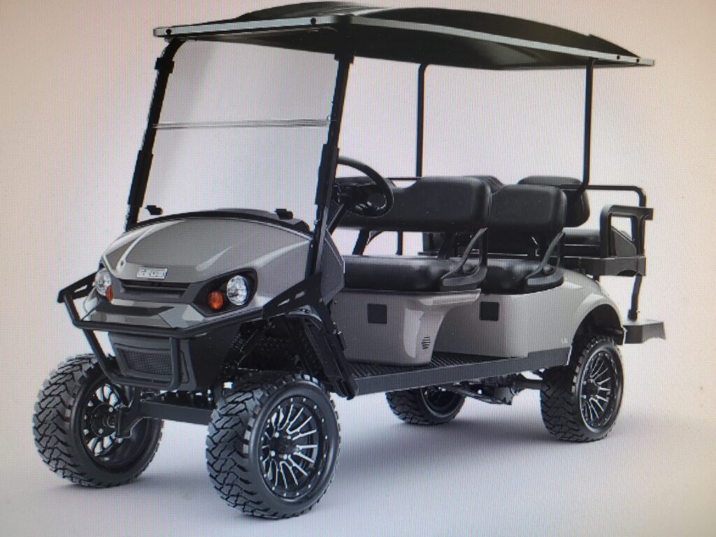 2022 EZGO Express L6 Six Passenger Gas Golf Cart Prestige Golf Cars