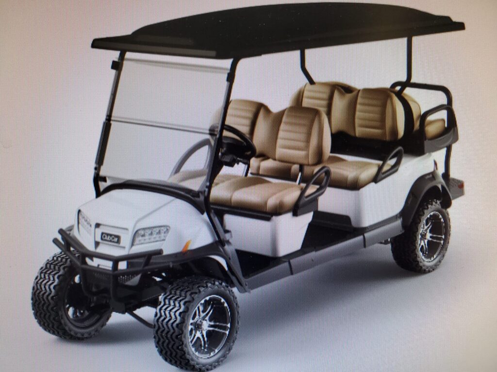 2022 Club Car Onward 6 Passenger Lifted Gas Golf Cart | Prestige Golf Cars