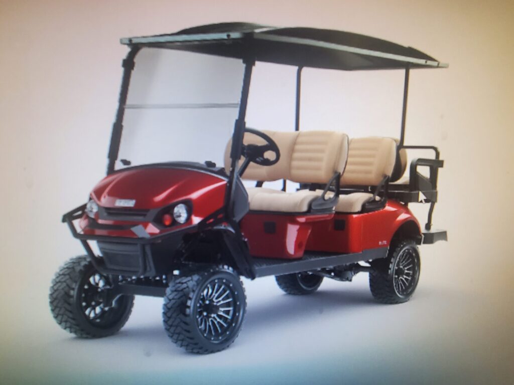 2023 EZGO Express L6 Six Passenger Gas Golf Cart Prestige Golf Cars