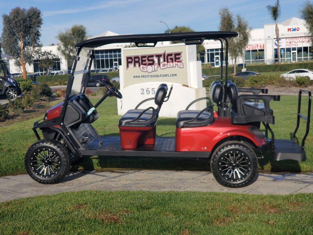 2023 EZGO Express L6 Six Passenger Gas Golf Cart Prestige Golf Cars