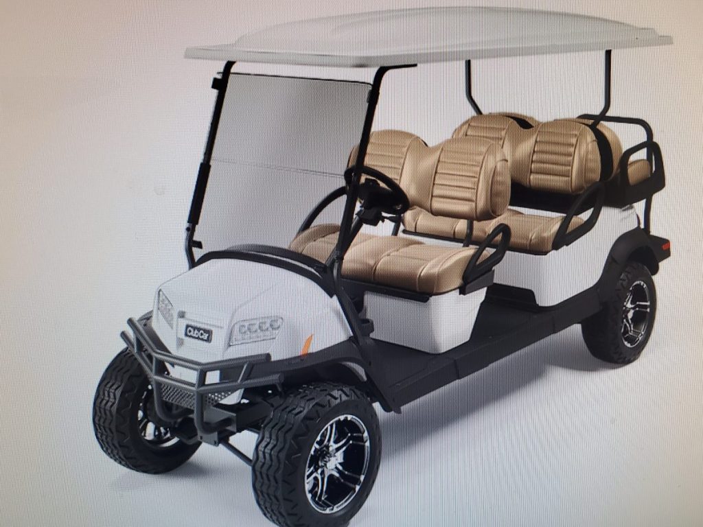 2023 Club Car Onward 6 Passenger Lifted Gas Golf Cart | Prestige Golf Cars