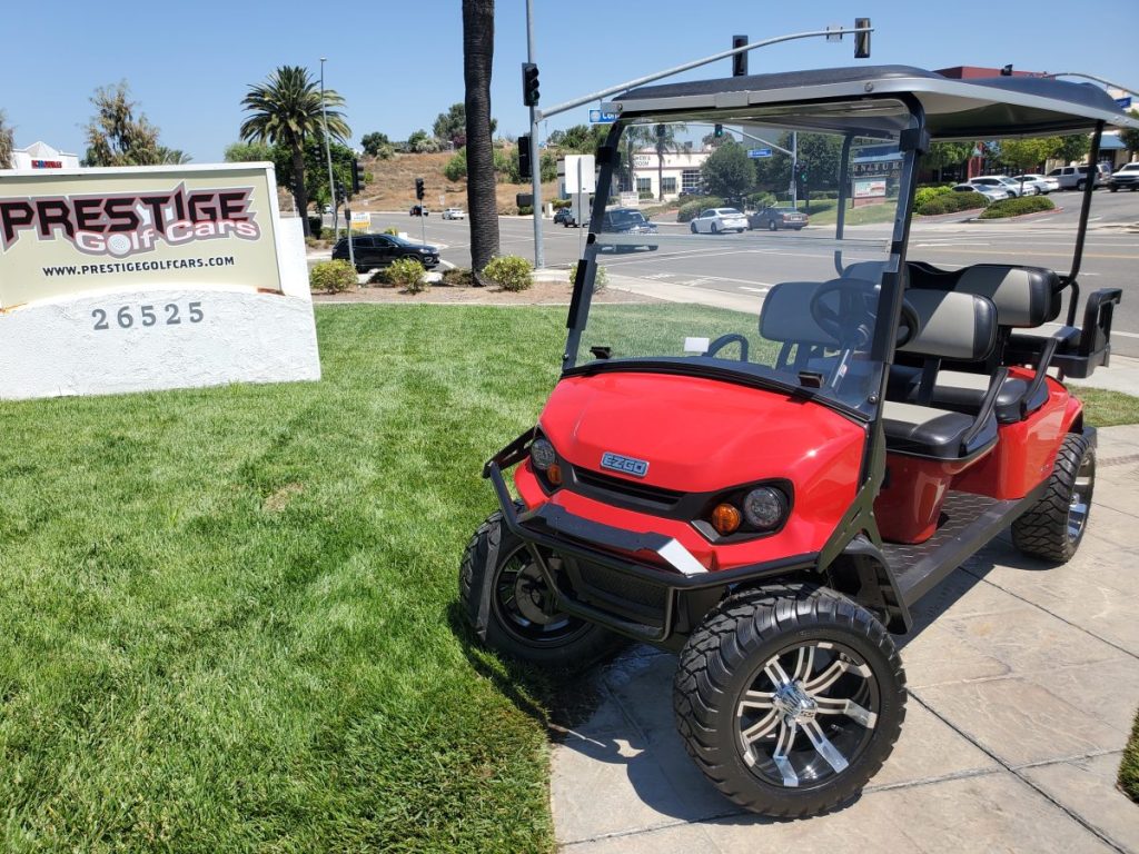 2023 E Z Go Express L6 Elite 4 2 Six Passenger Lithium Golf Cart Prestige Golf Cars