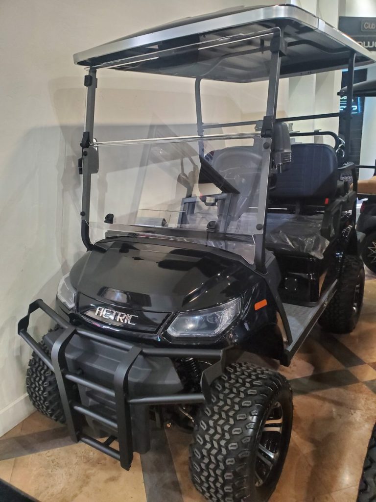2023 Aetric X4L Four Passenger Lifted Lithium Golf Cart Prestige Golf